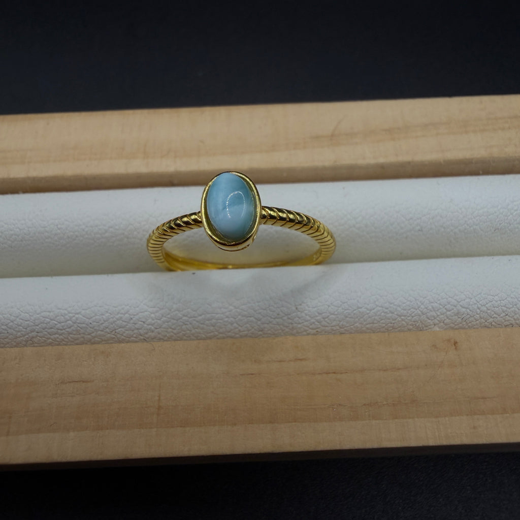 Larimar S925 Adjustable Ring