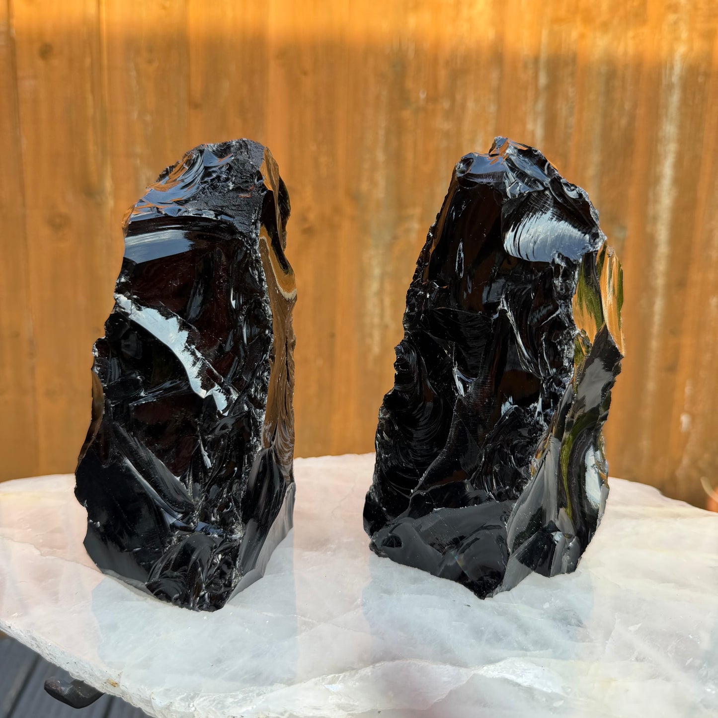 Black Obsidian Raw Towers