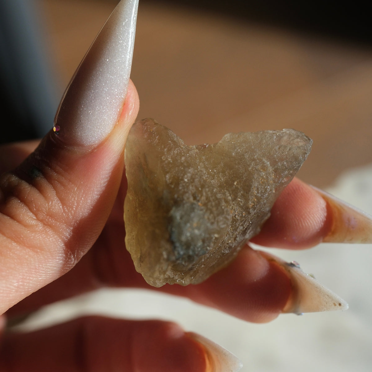 Raw Green Libyan Desert Glass Chunk