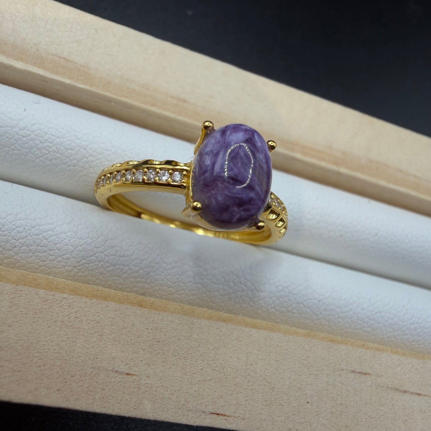Chaorite S925 Adjustable Ring