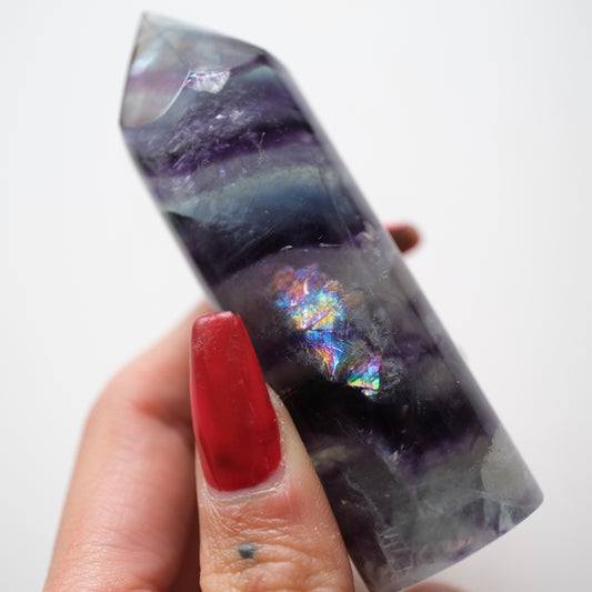 Rainbow Fluorite Tower