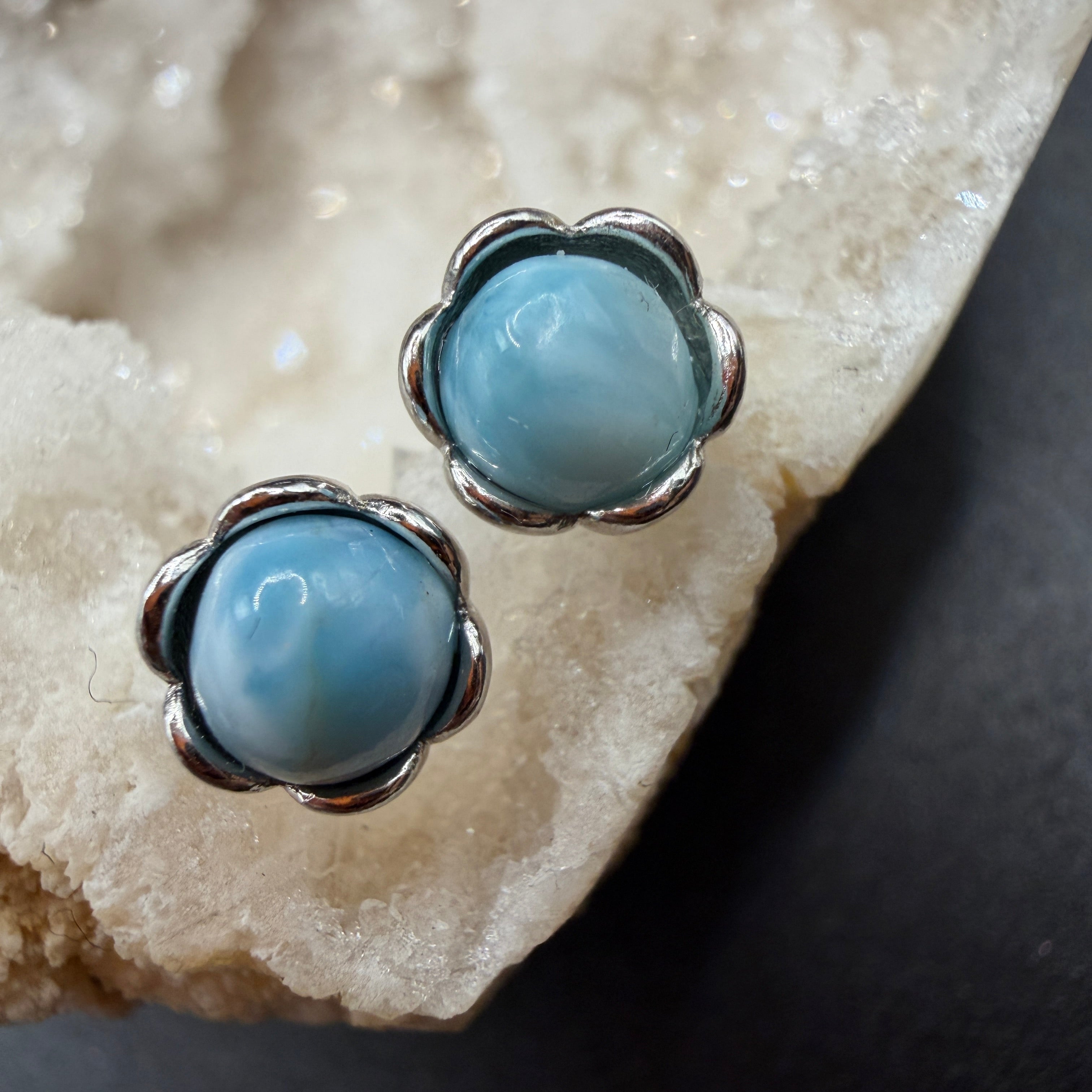 Larimar S925 Earrings