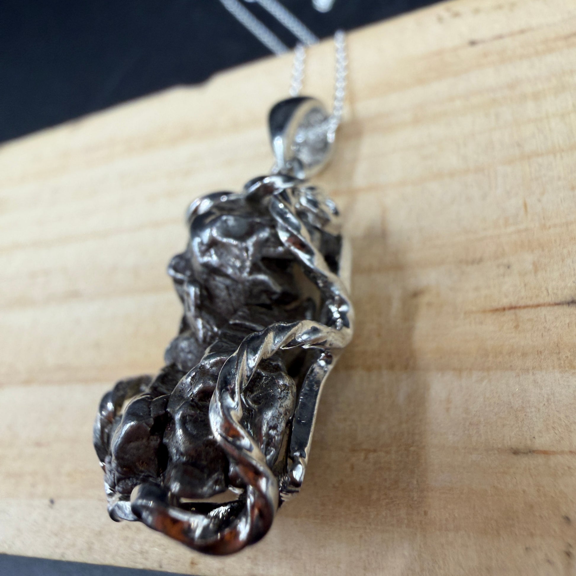 Argentina Iron Meteorite S925 Necklace