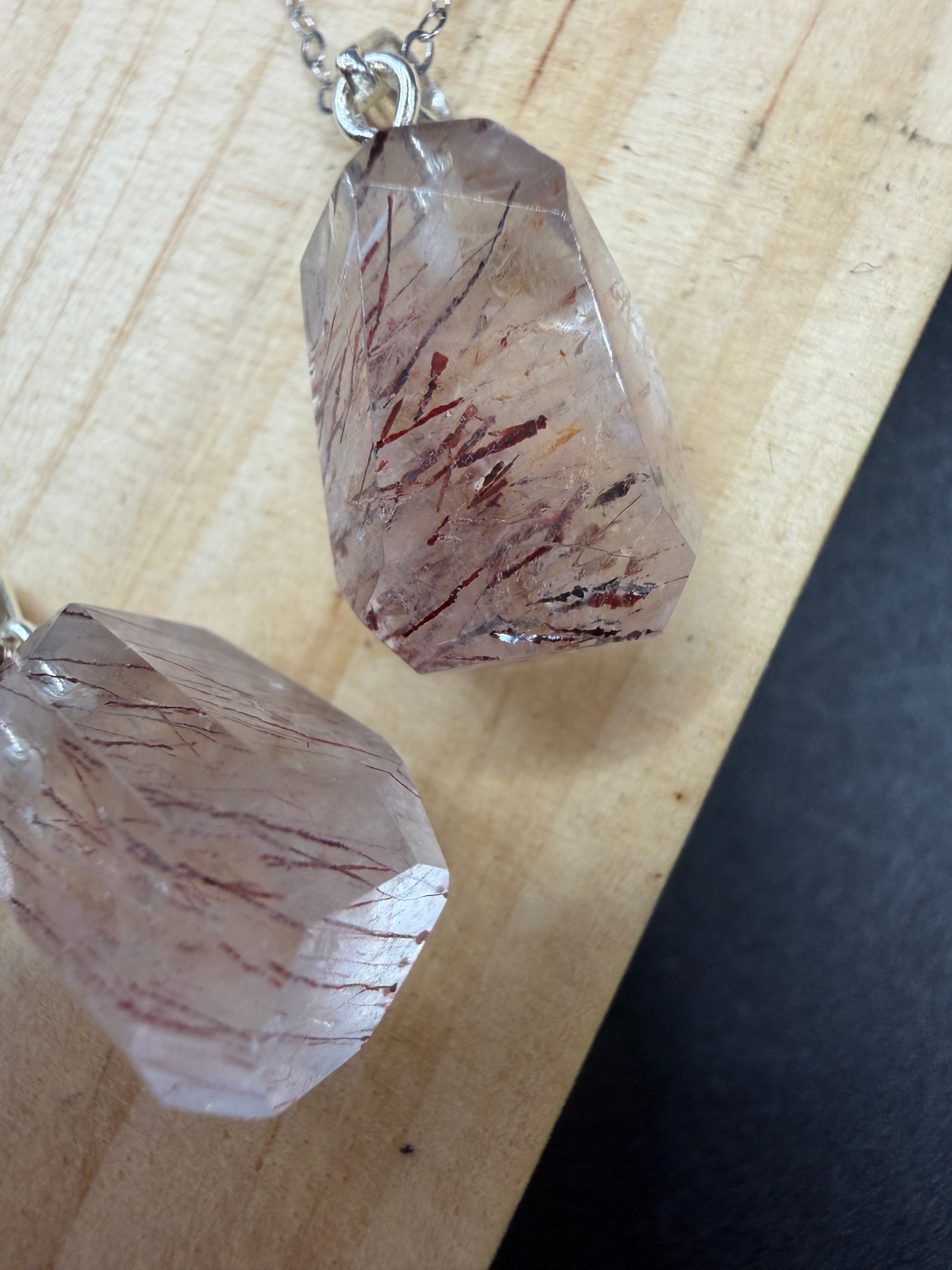 Rutilated Quartz S925 Necklace