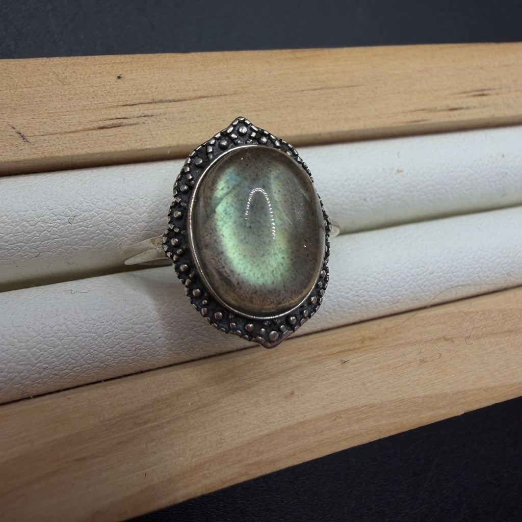 Labradorite S925 Adjustable Ring