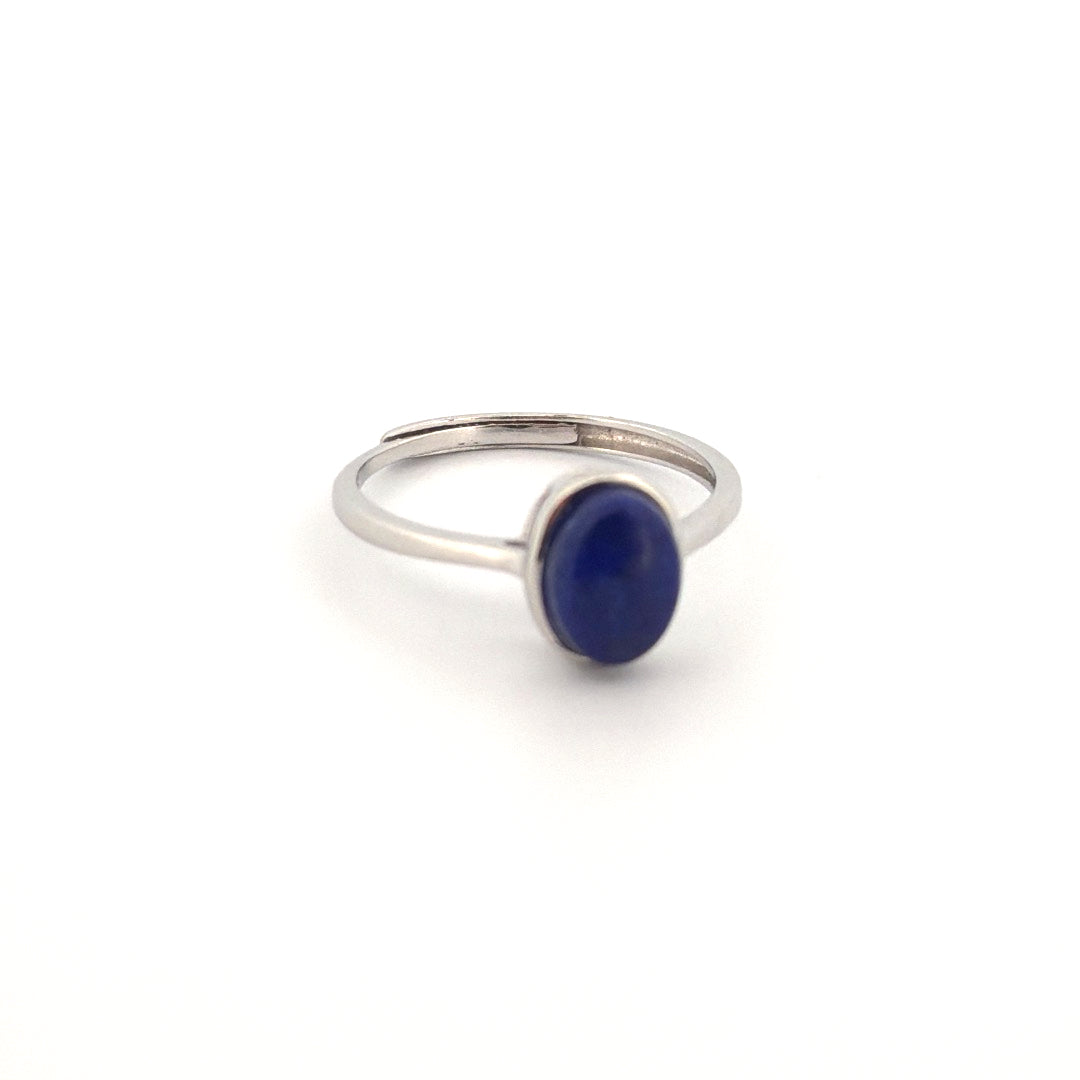 Lapis Lazuli S925 Adjustable Ring