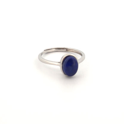 Lapis Lazuli S925 Adjustable Ring