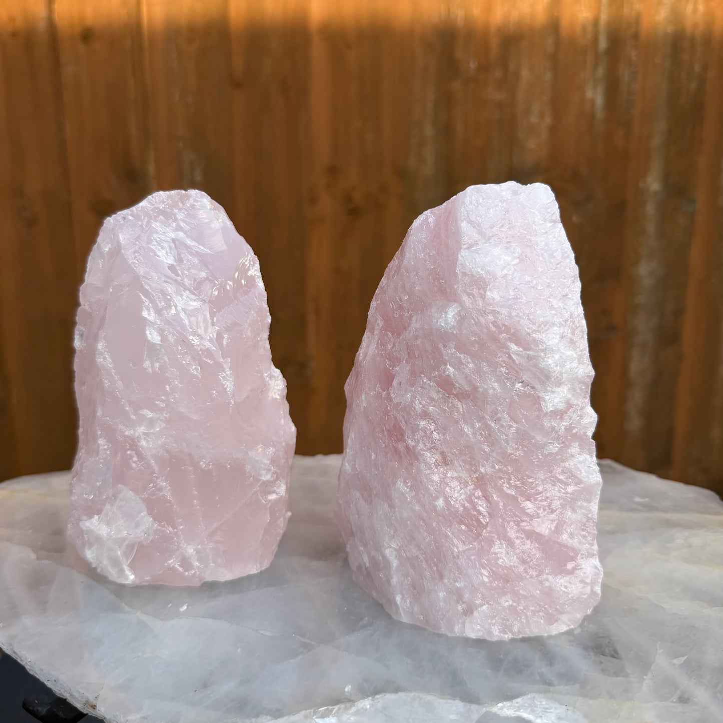 Rose Quartz Raw Towers