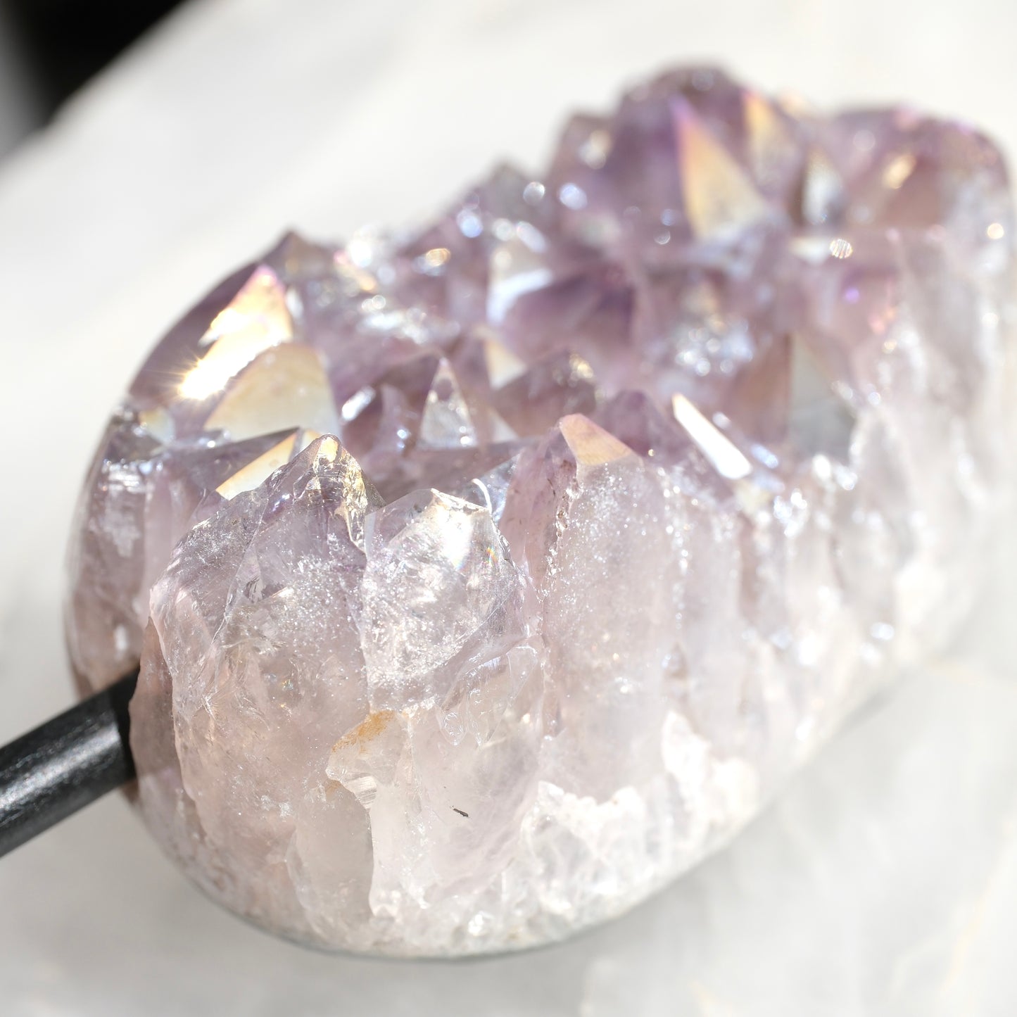Aura Amethyst Cluster On Stand - Brazil