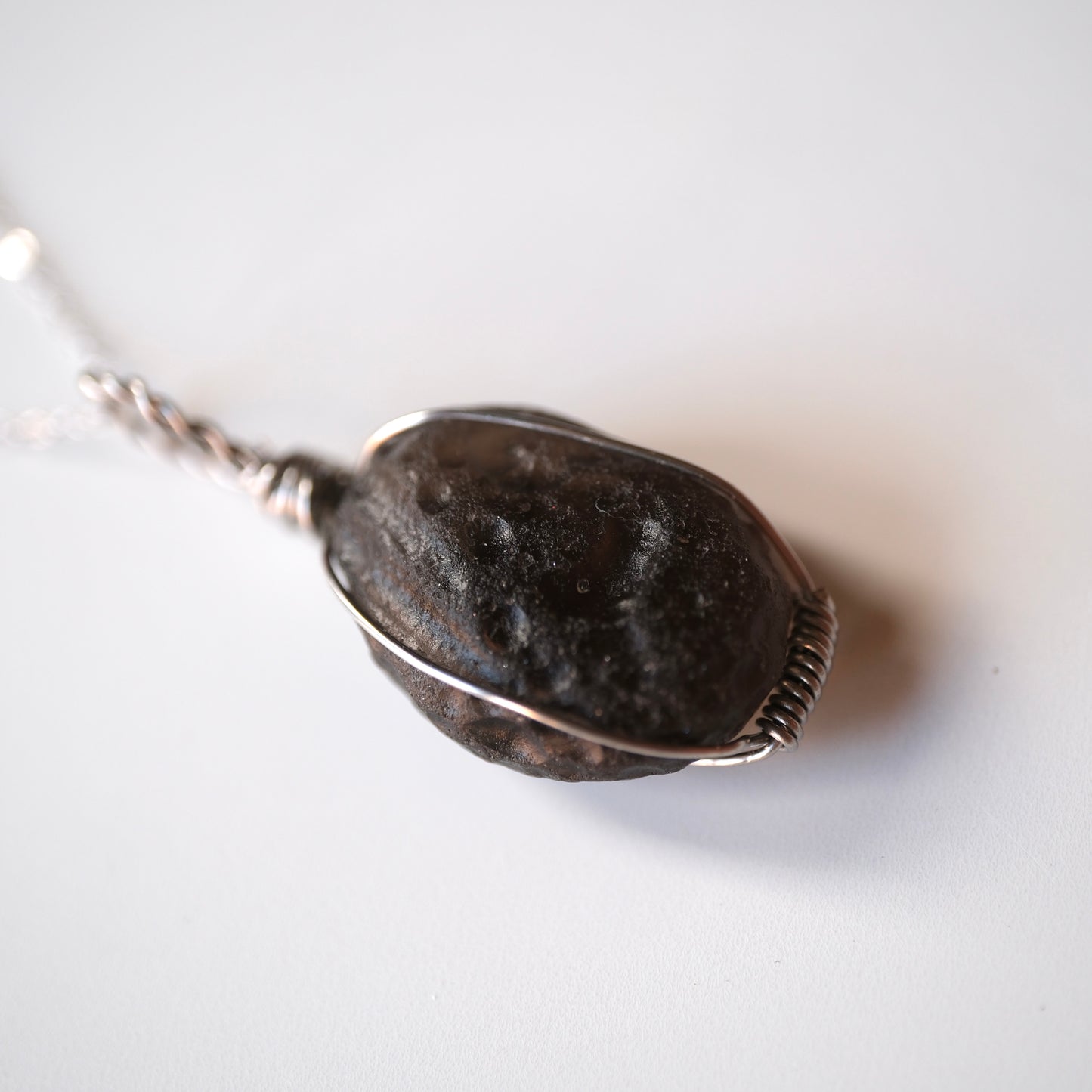 Colombianite Pseudo Tektite Necklace