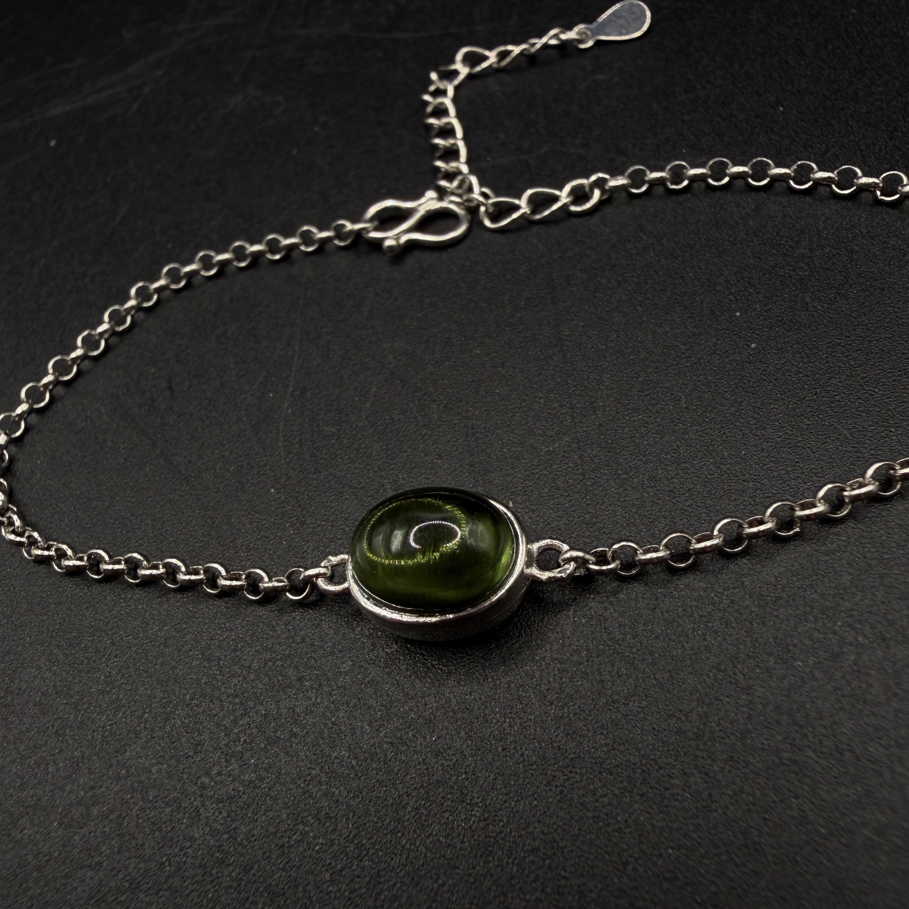 Moldavite S925 Certified Bracelet