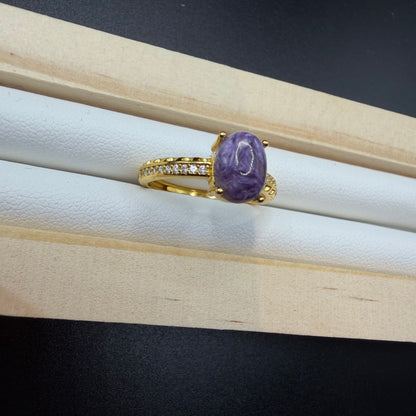 Chaorite S925 Adjustable Ring