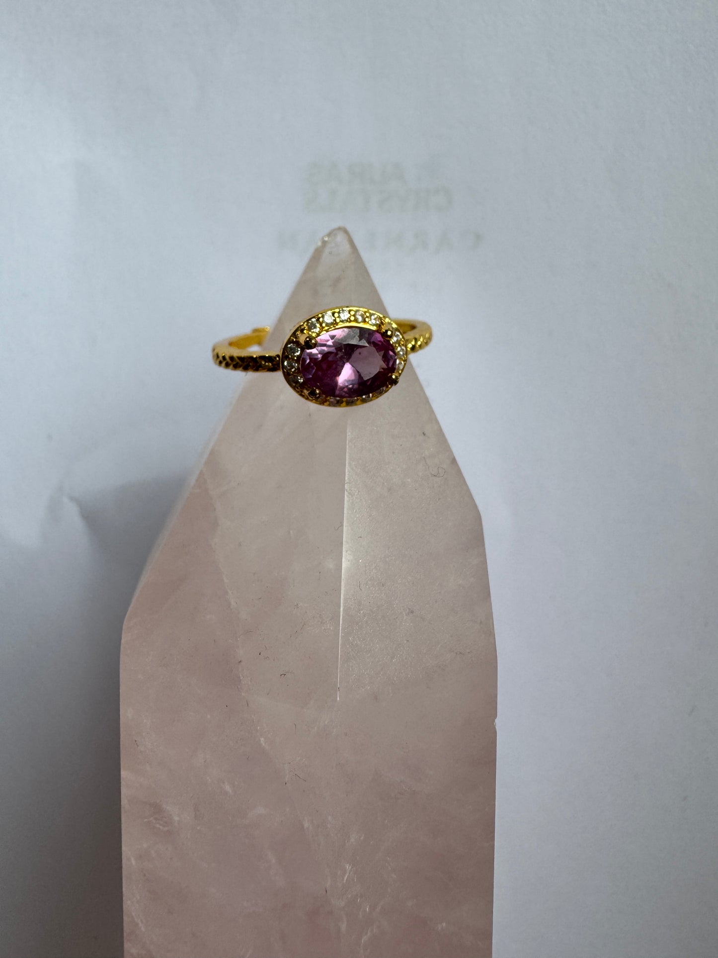 Gold Amethyst Ring 3