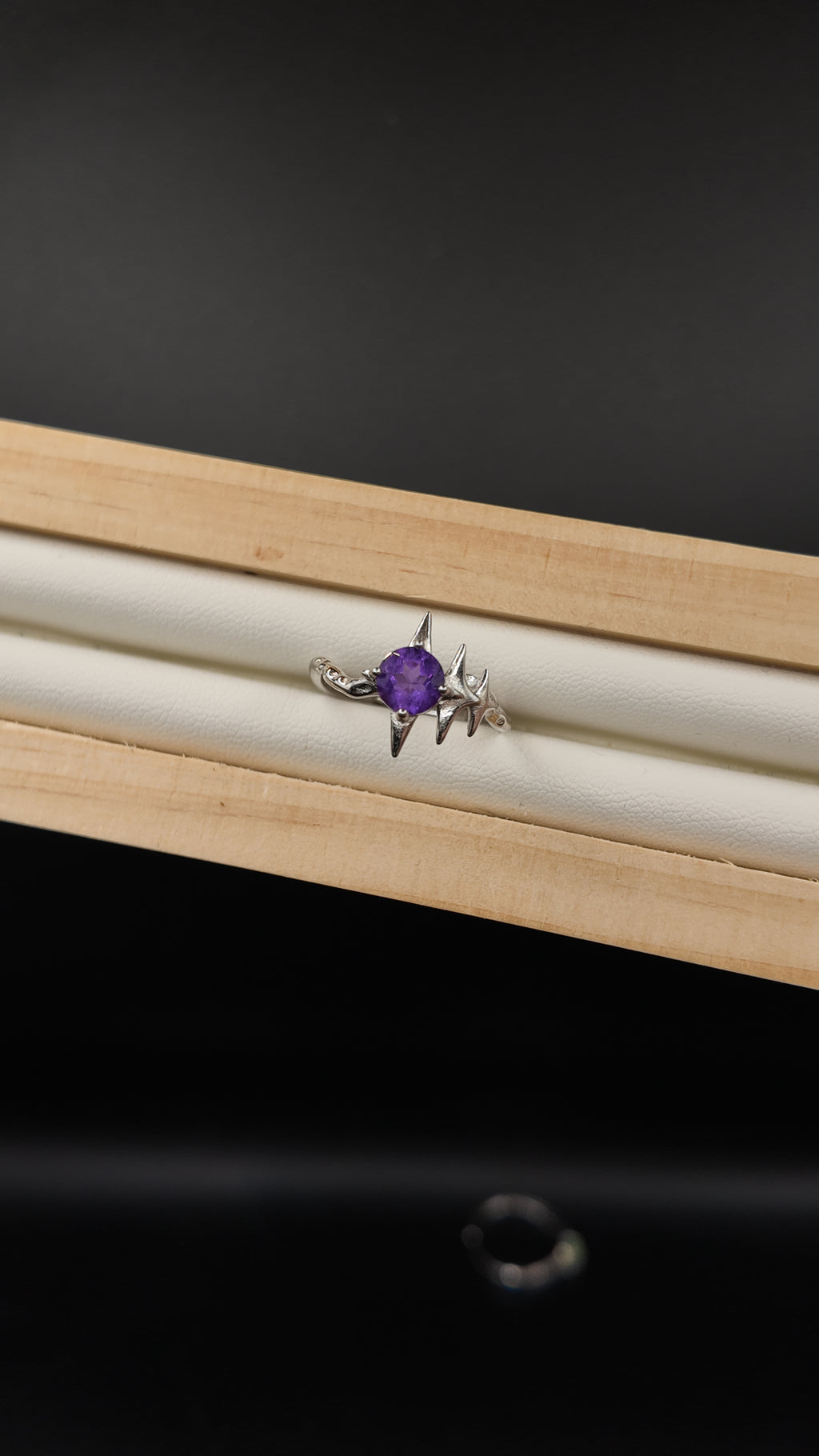 Amethyst Star Ring