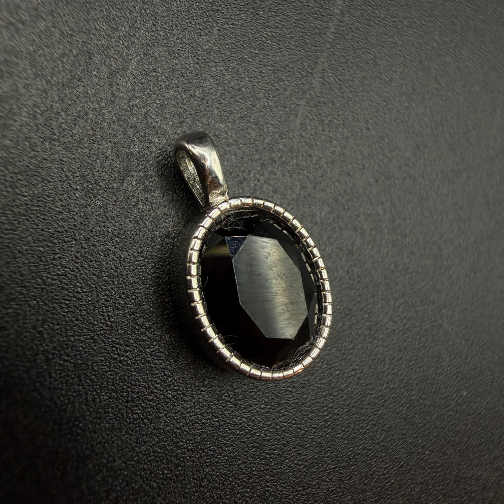 Black Spinel S925 Necklace