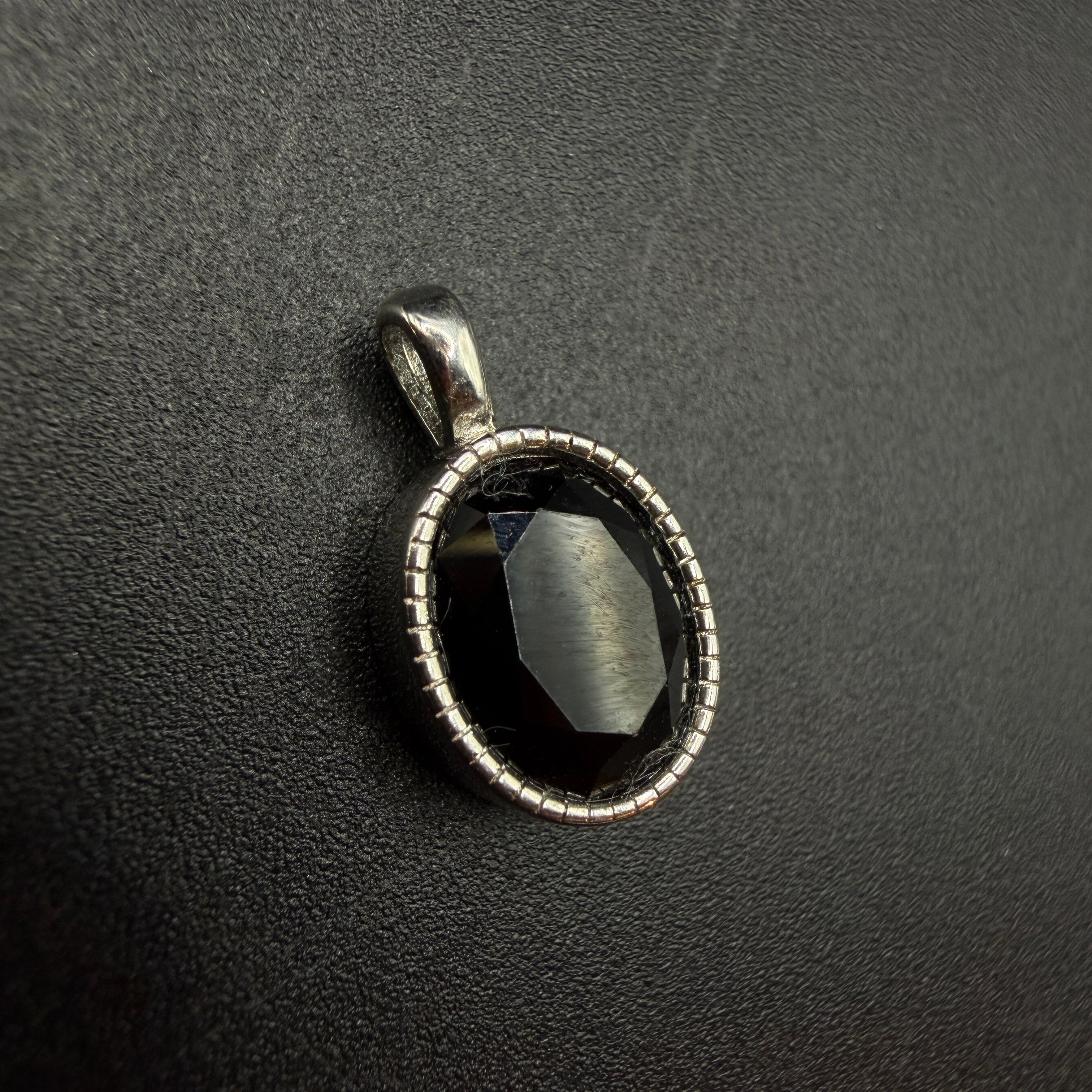 Black Spinel S925 Necklace