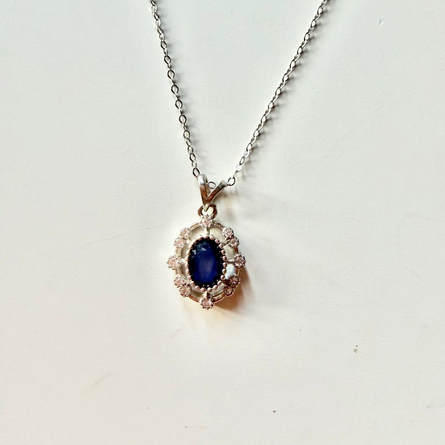 Sapphire S925 Necklace