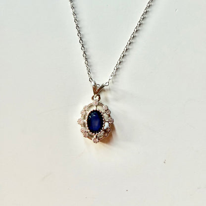 Sapphire S925 Necklace