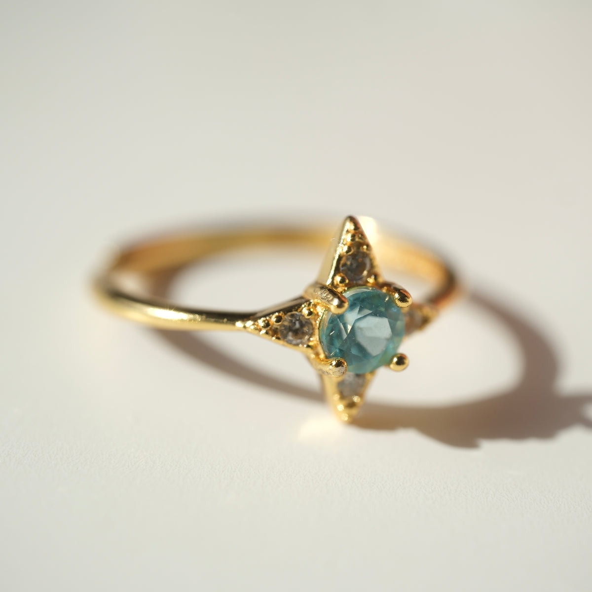 Apatite S925 High Grade Adjustable Ring • Confidence • Expression • Peace