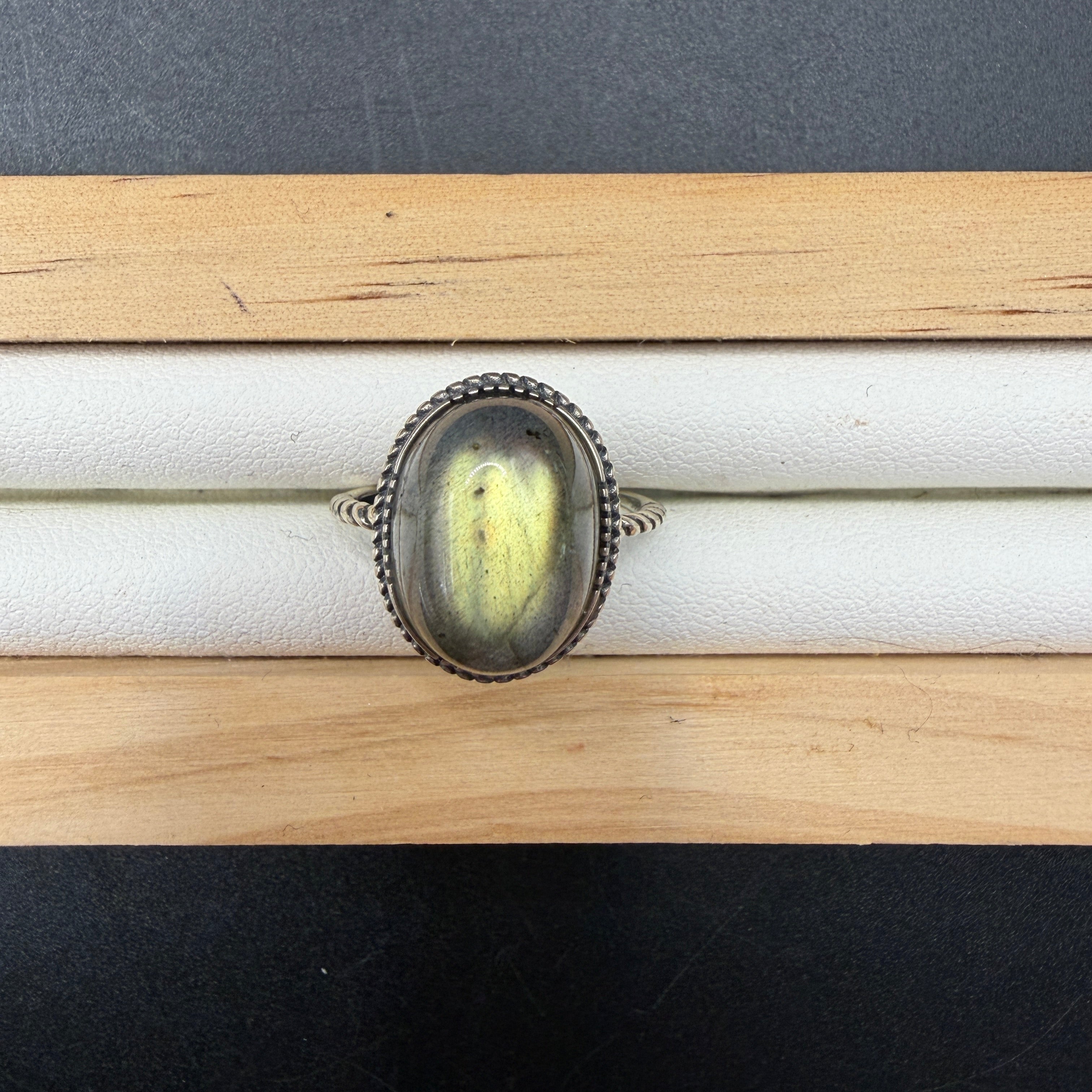 Labradorite S925 Adjustable Ring