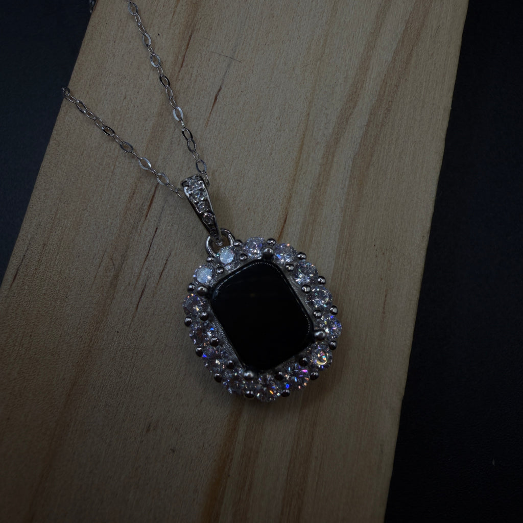 Cintamani Stone Saffordite S925 Certified Necklace