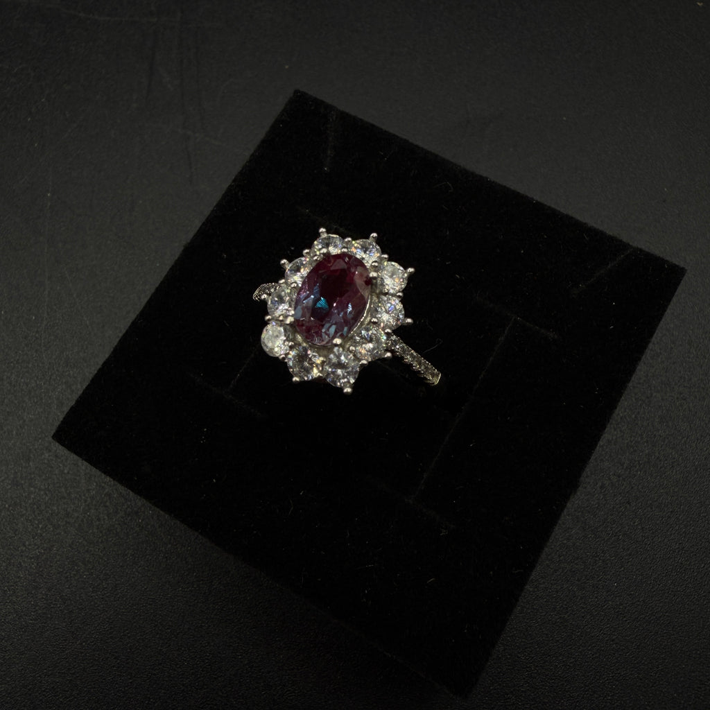 Alexandrite S925 Certified Adjustable Ring