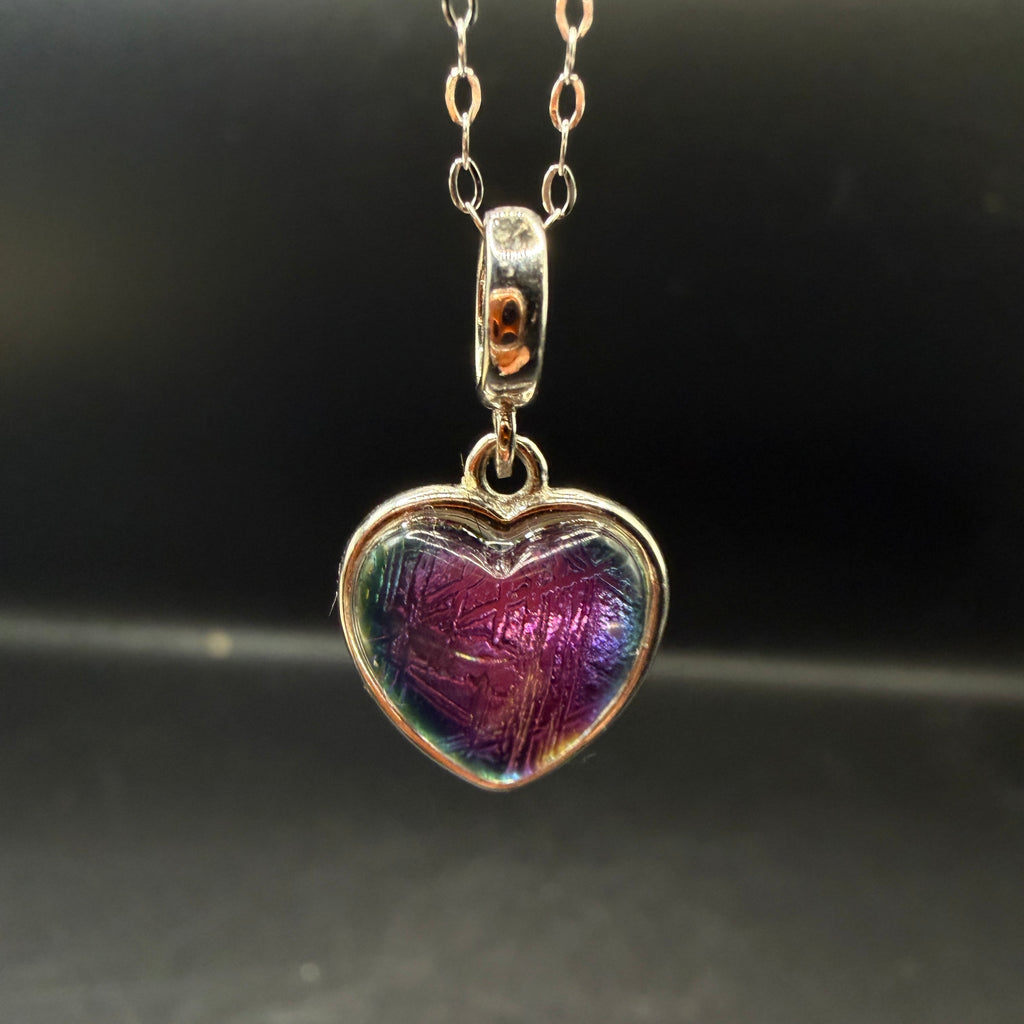 Aura Muonionalusta Tektite S925 Necklace