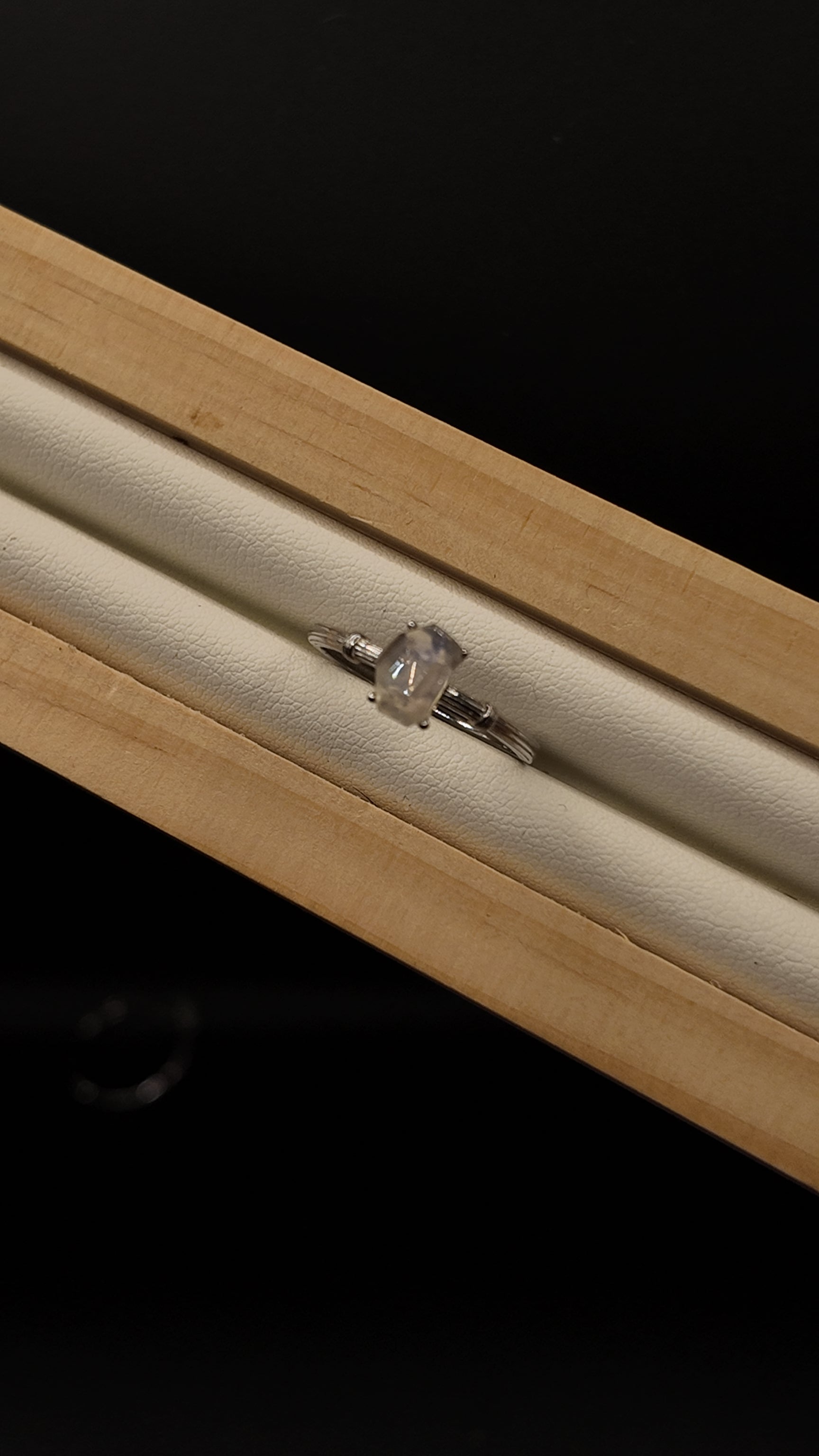 Moonstone Freeform Ring