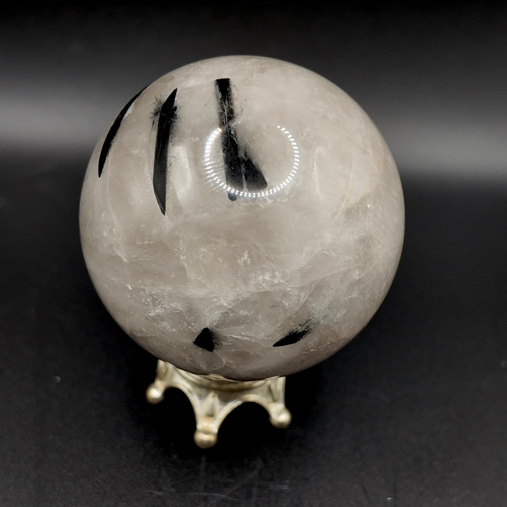 Black Tourmaline in Quartz