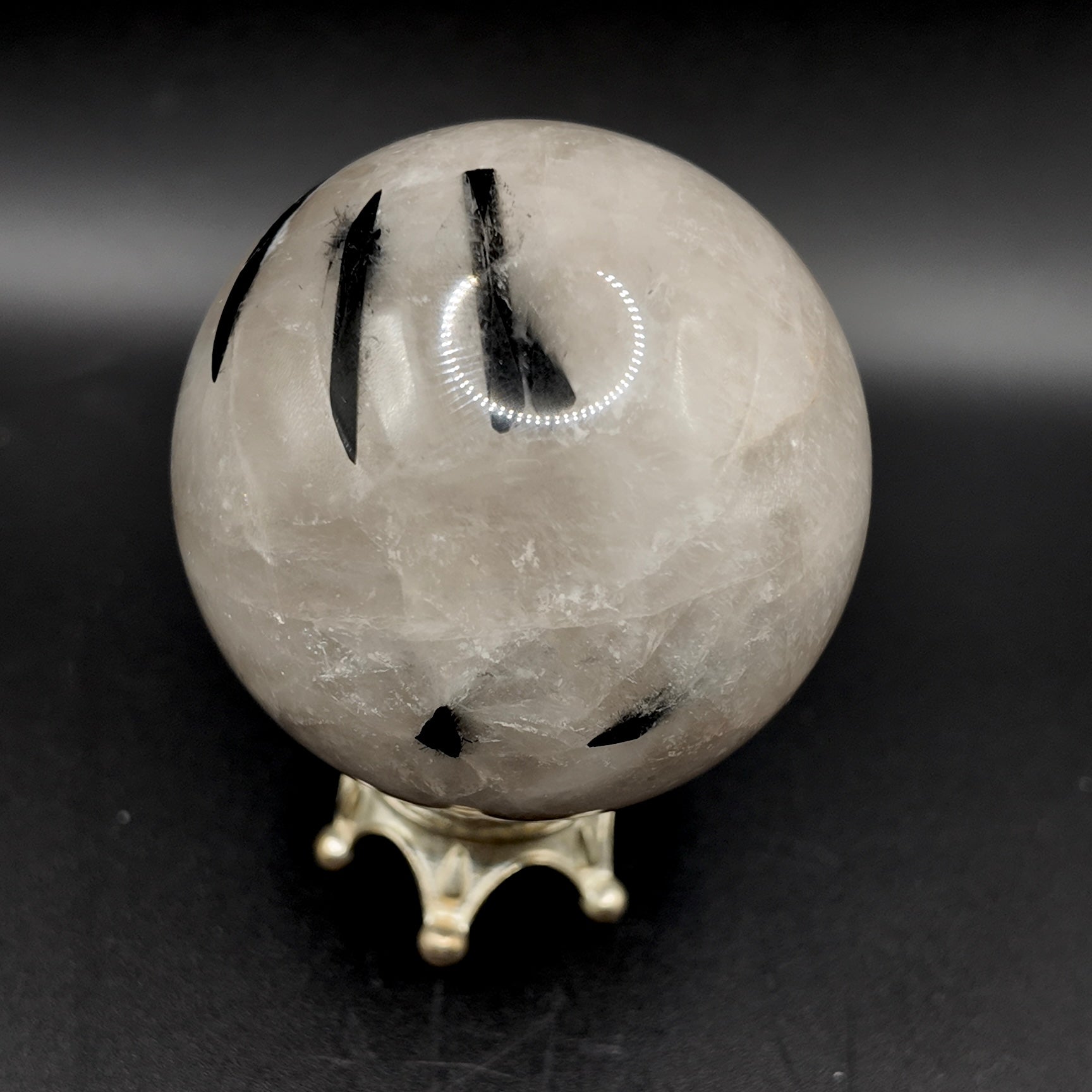 Black Tourmaline in Quartz