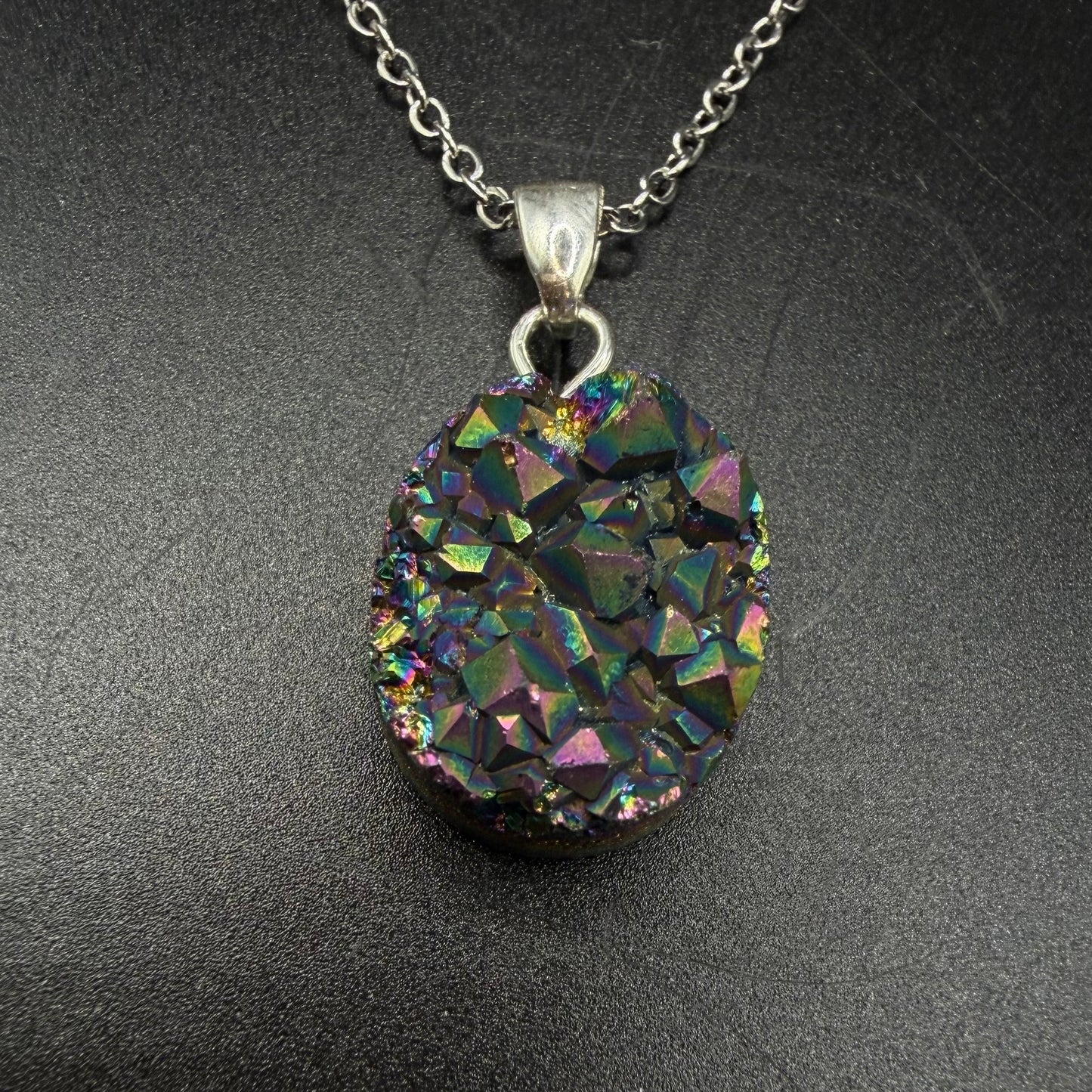 Aura Amethyst S925 Necklace