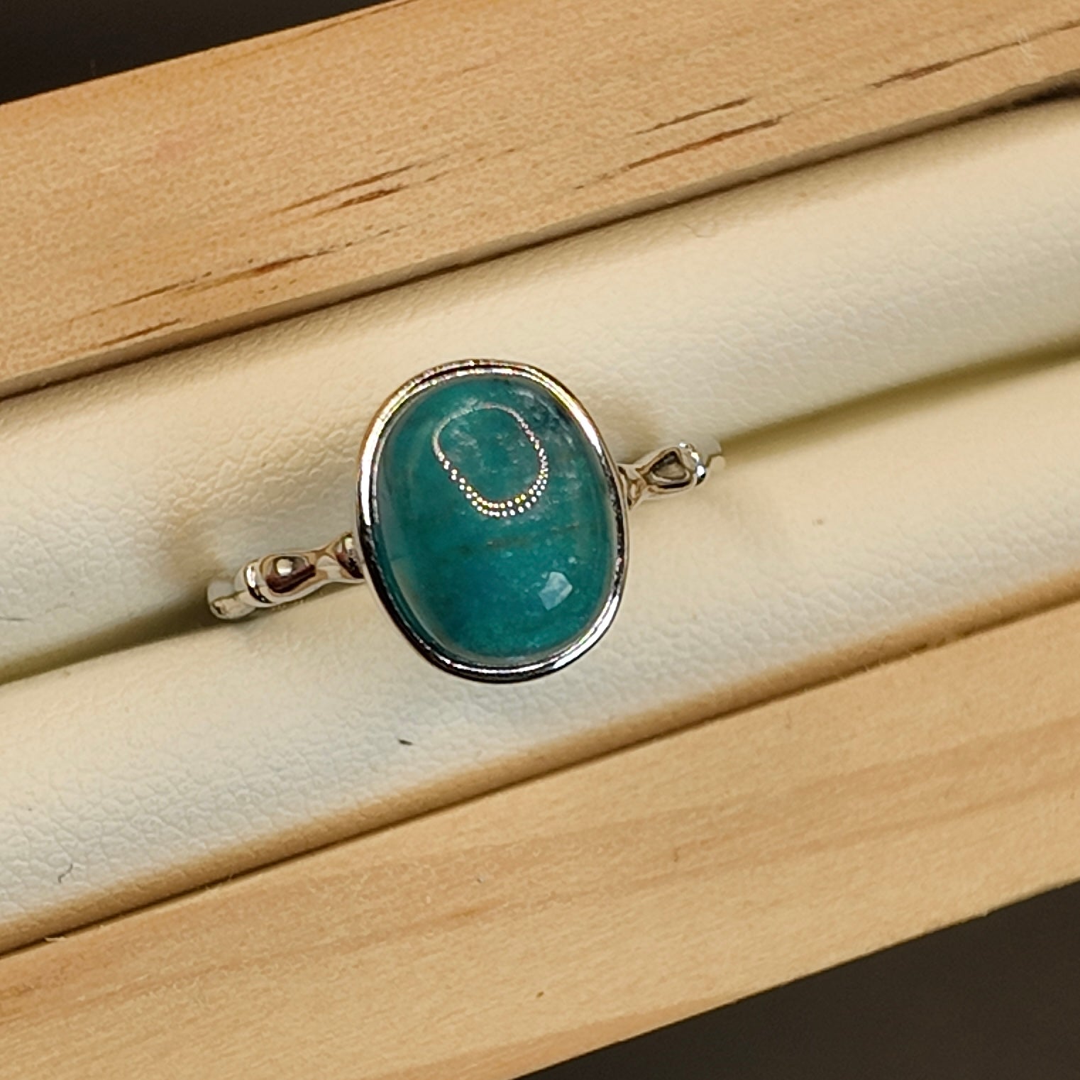 Apatite S925 Adjustable Ring