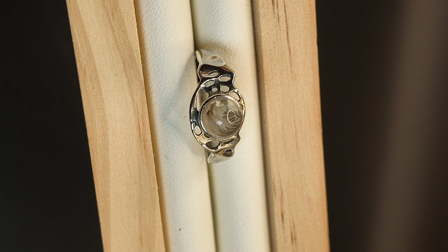 Dendrite S925 Adjustable Ring