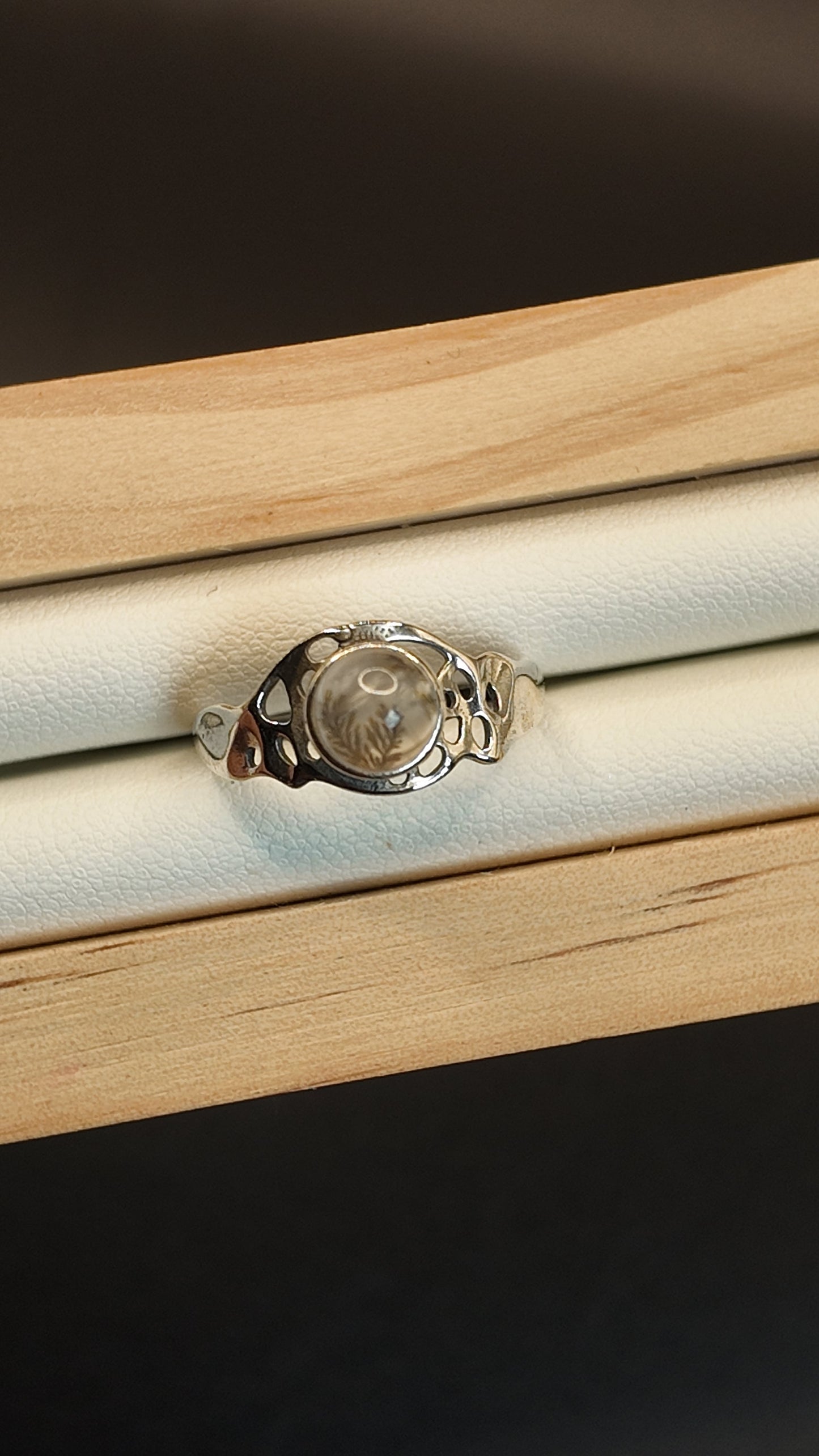 Dendrite S925 Adjustable Ring