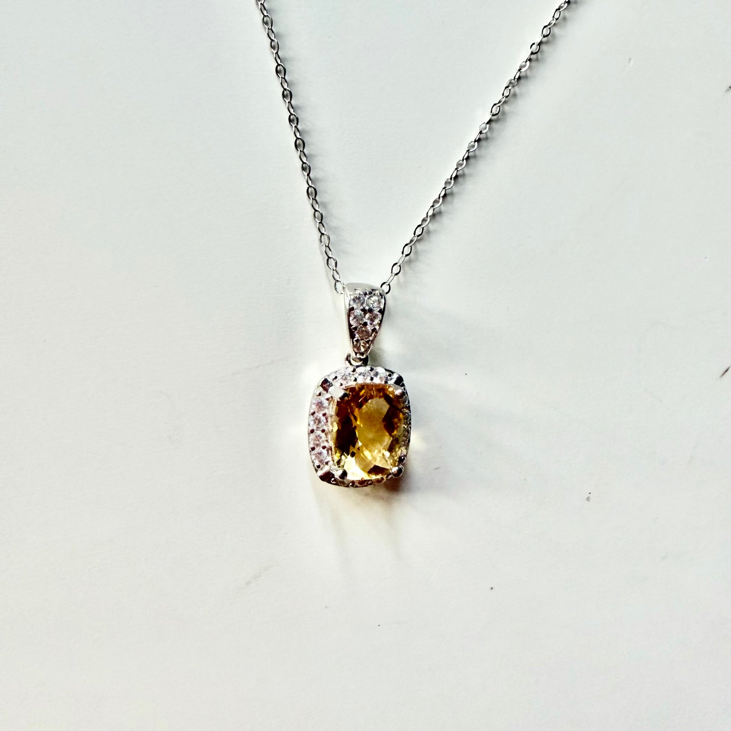 Citrine S925 Necklace