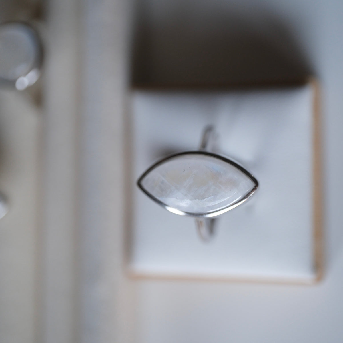 Moonstone S925 Adjustable Ring | Intuition | Feminine | Healing