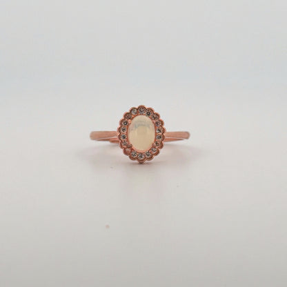 Opal S925 Certified Adjustable Ring