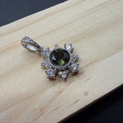 Moldavite S925 Certified Necklace