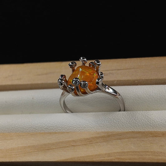 Fire Opal Ring