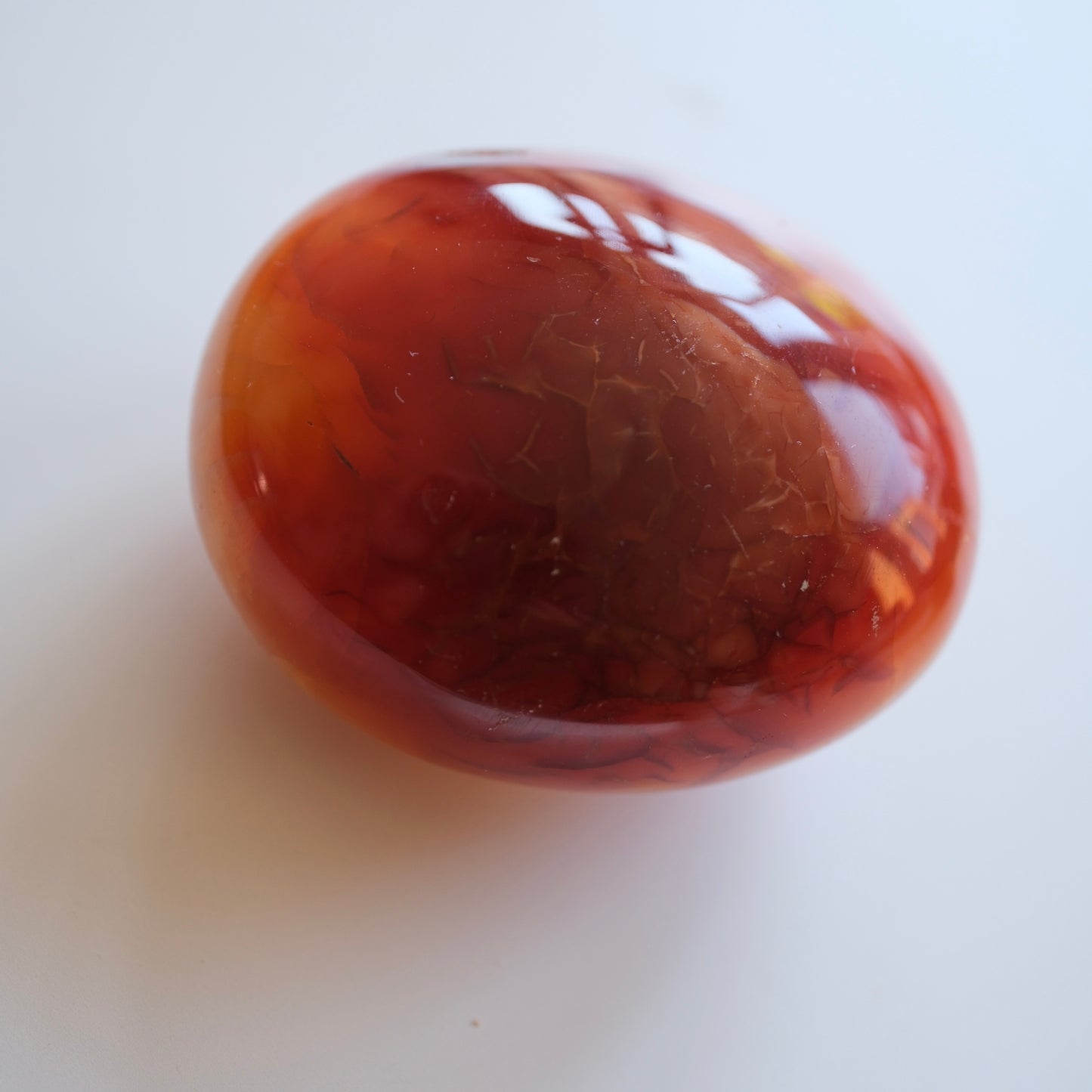 Carnelian Palm Stone