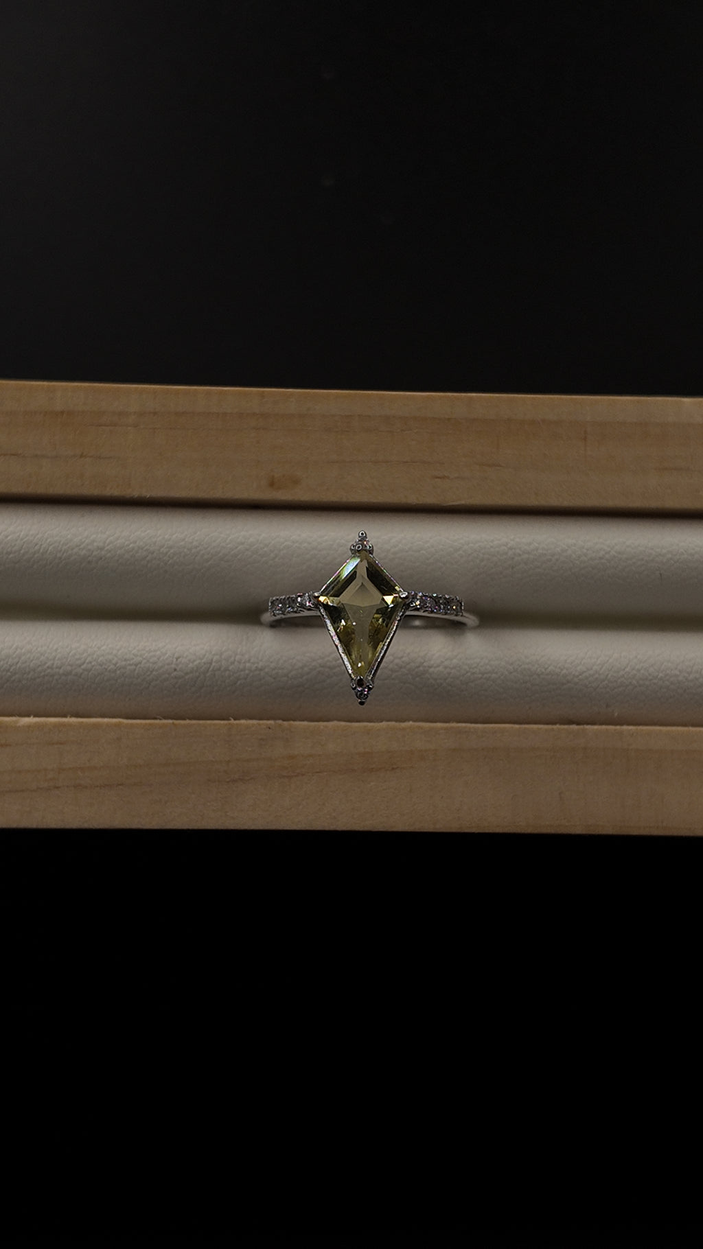 Citrine Diamond Ring