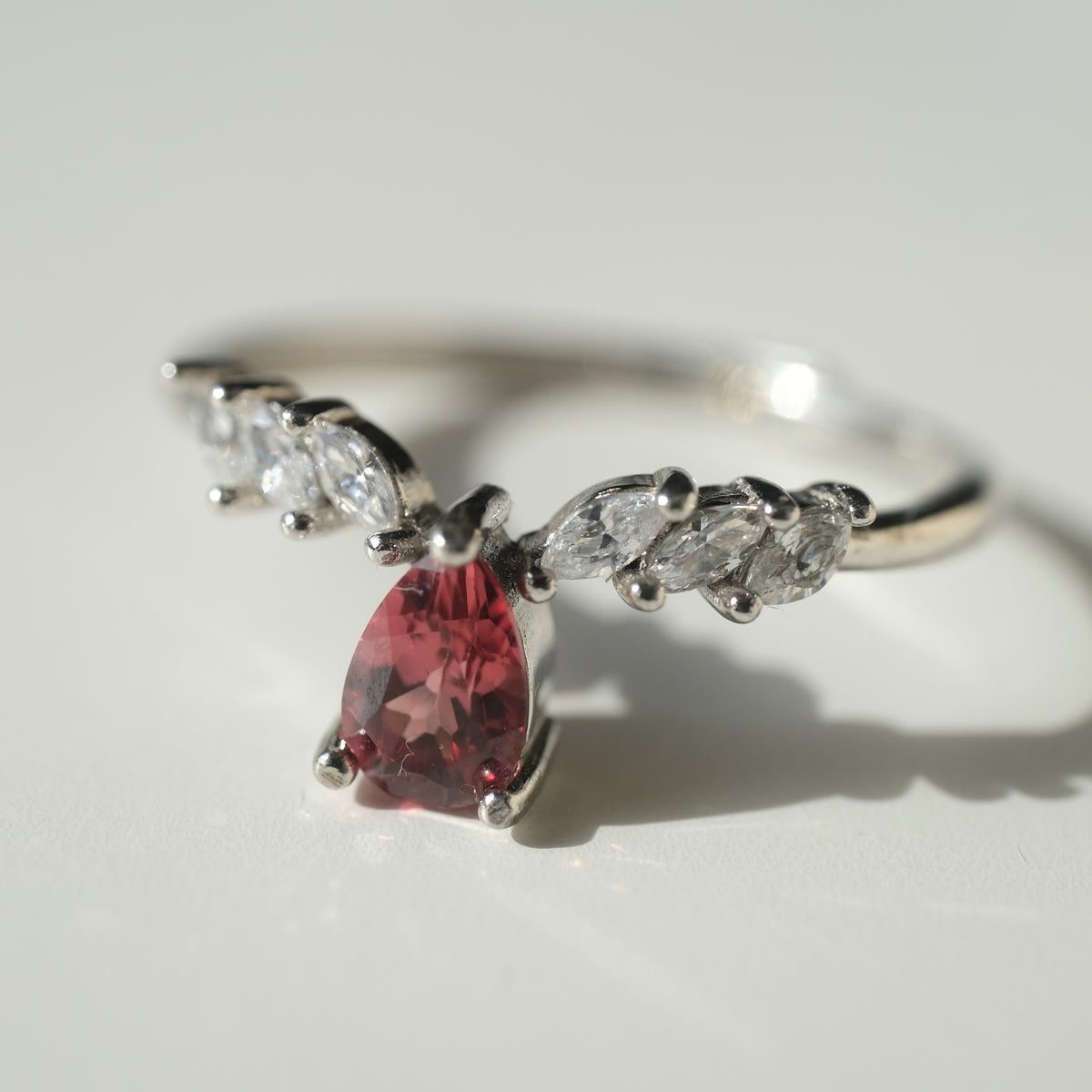 Garnet S925 Adjustable Ring | Confidence | Passion | Creativity