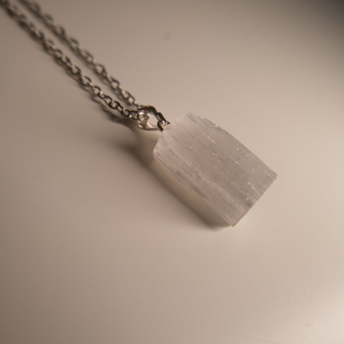 Selenite Necklace