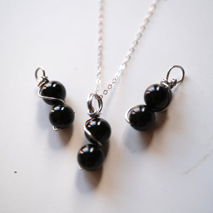 Onyx Double Protection Necklace