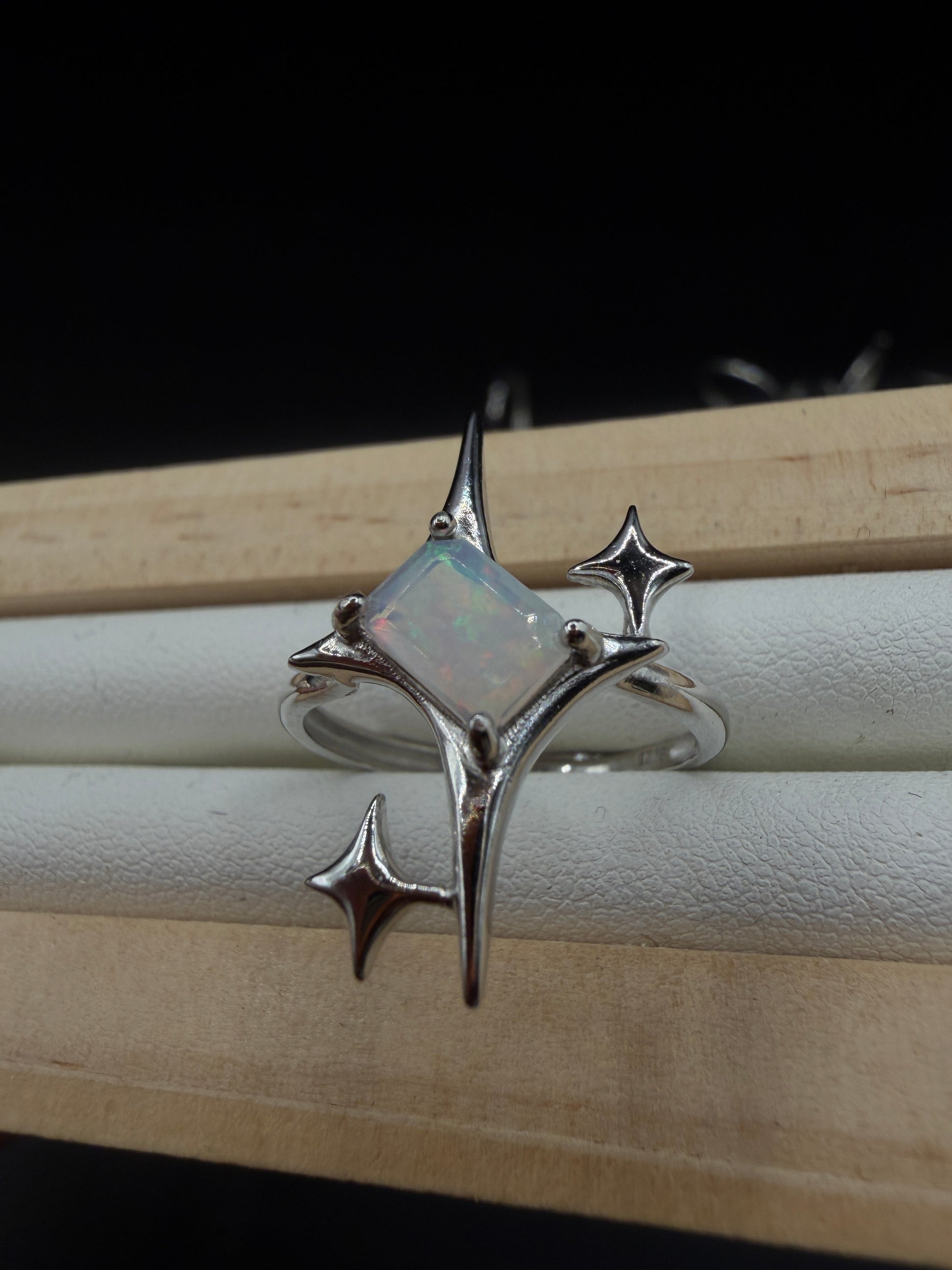 Opal Signature Star Ring