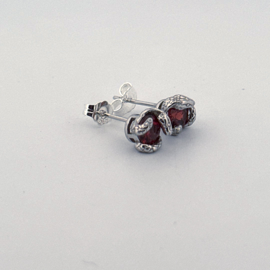 Garnet S925 Earrings