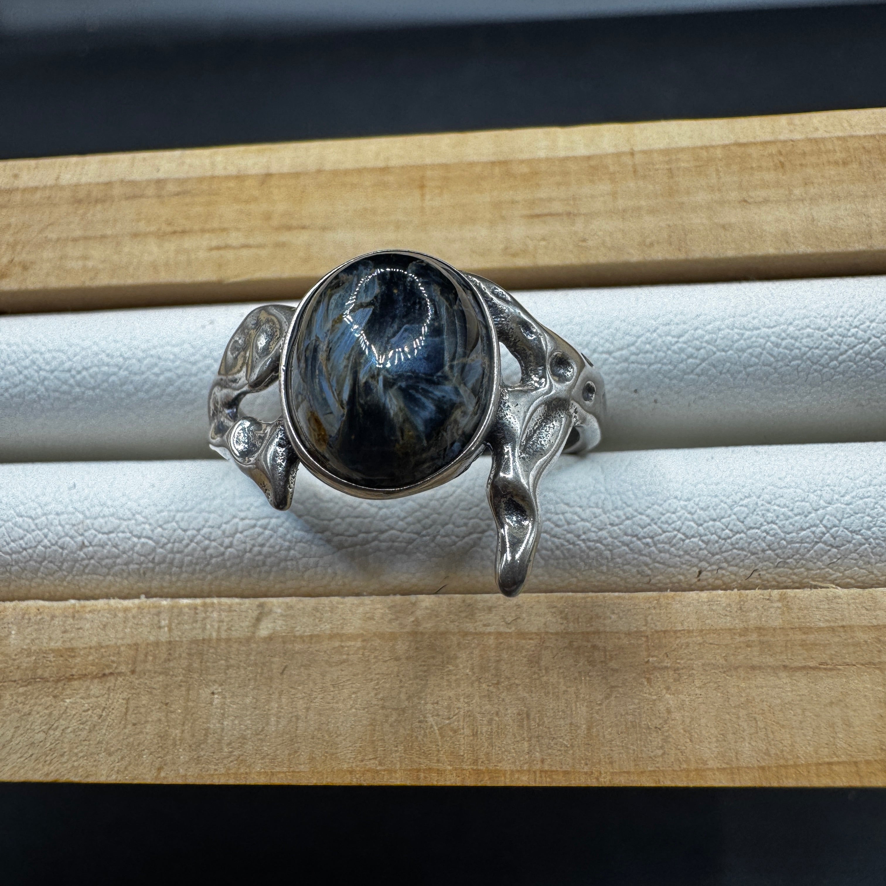 Pietersite S925 Adjustable Ring