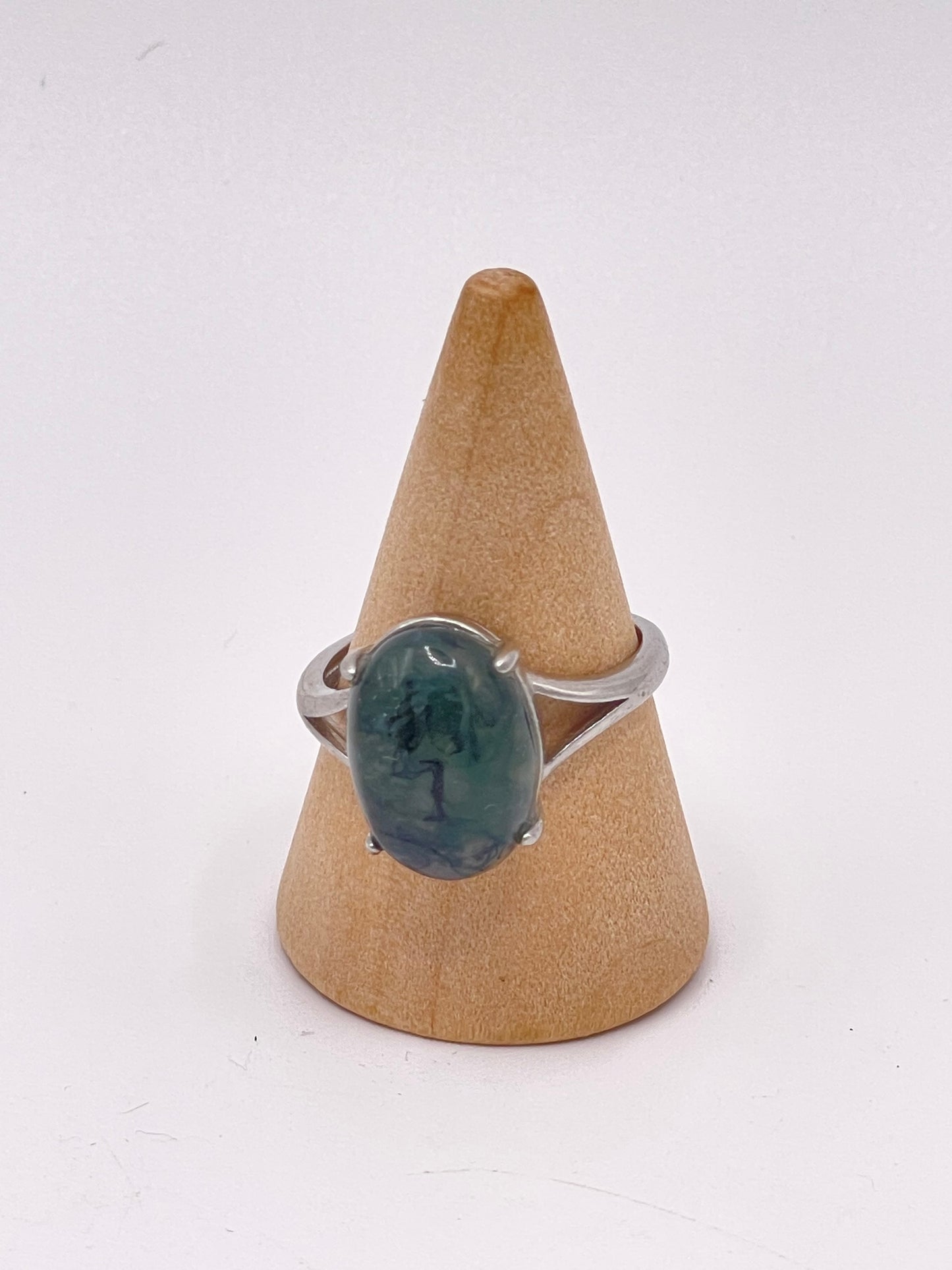 Moss Agate Ring