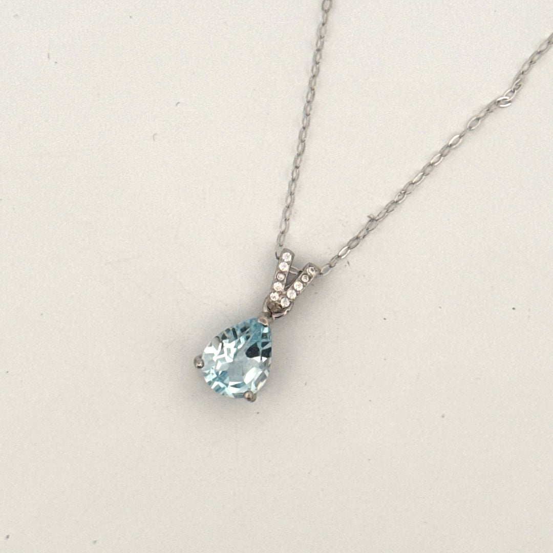 Aquamarine S925 Necklace