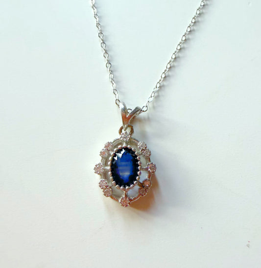 Sapphire S925 Necklace